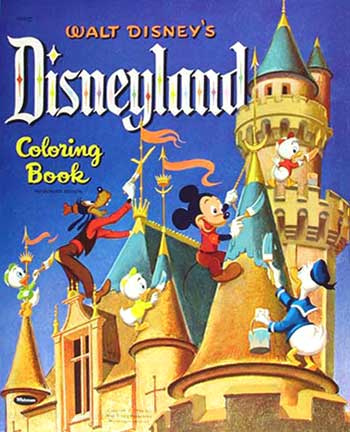 Walt Disney Theme Parks Coloring Book