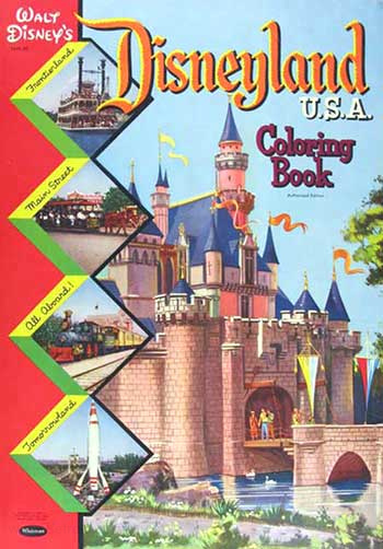 Walt Disney Theme Parks Coloring Book