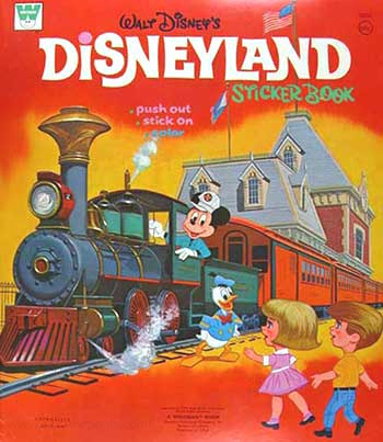 Walt Disney Theme Parks Sticker Book