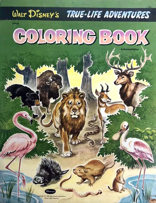 True-Life Adventures, Disney Coloring Book