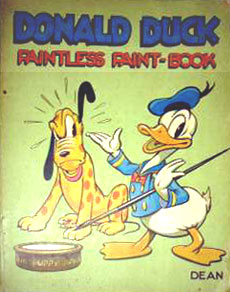 Donald Duck Paint Book