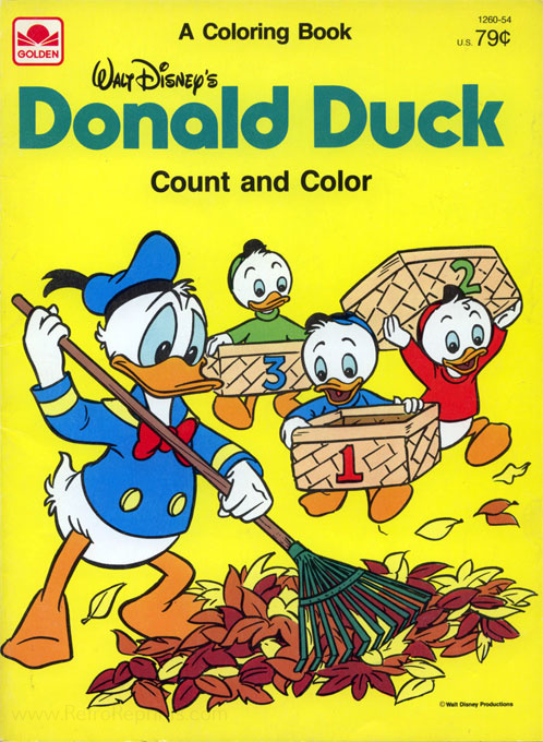 Donald Duck Count and Color