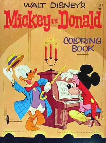 Vintage Walt Disney Coloring Books - Mickey * Ducktales * Peter Pan * etc..