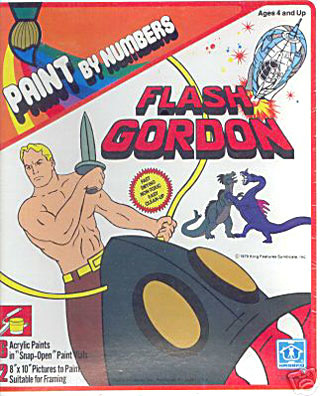 Flash Gordon Paint By Numbers