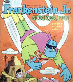 Frankenstein Jr. Sticker Fun