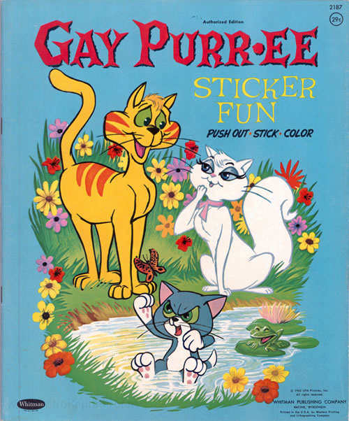 Gay Purr-ee Sticker Fun