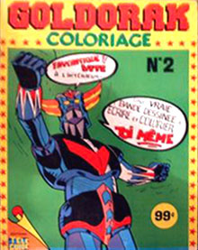 UFO Robot Grendizer Coloring Book