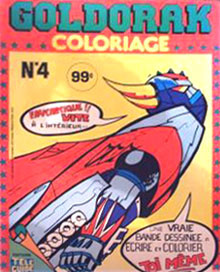 UFO Robot Grendizer Coloring Book