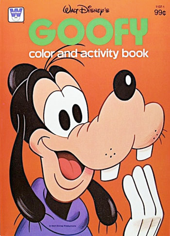 Goofy Coloring and Activity Book