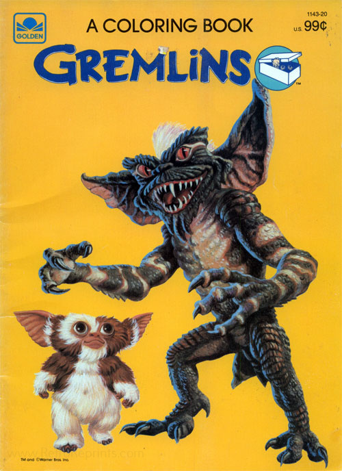 Gremlins Coloring Book Coloring Books at Retro Reprints The world's