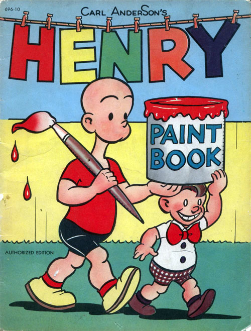 Comic Strips Henry Paint Book