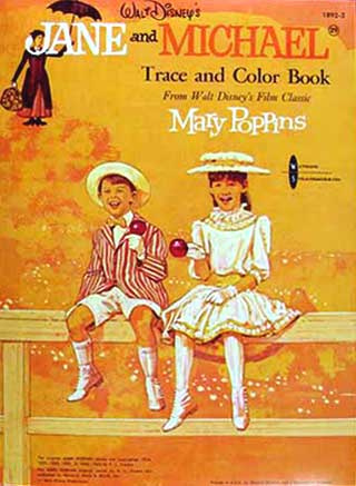 Mary Poppins Trace and Color