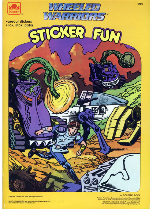 Jayce & the Wheeled Warriors Sticker Fun