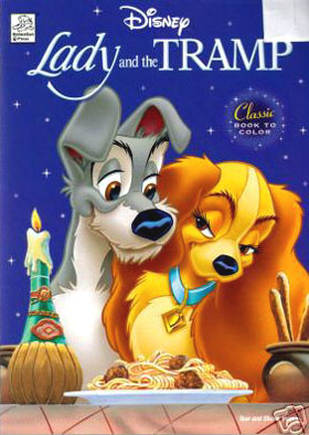 Lady & the Tramp Coloring Book