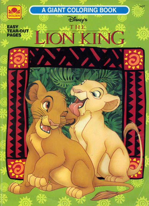 lion king the coloring books  coloring books at retro