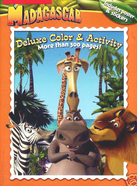 Madagascar Coloring and Activity Book