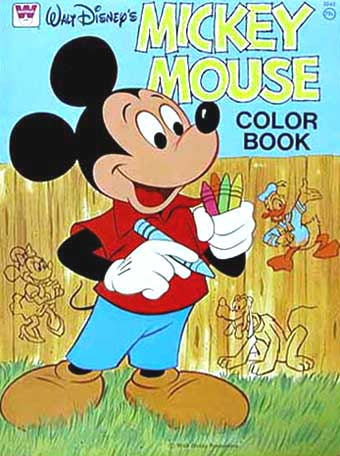 Mickey Mouse and Friends Coloring Book