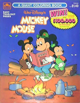 Mickey Mouse and Friends Coloring Book