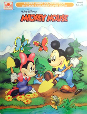 Mickey Mouse and Friends Coloring Book