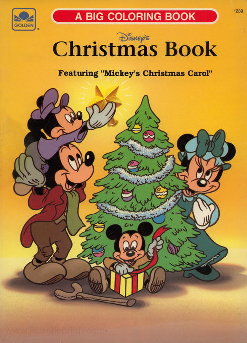 Mickey's Christmas Carol Coloring Book