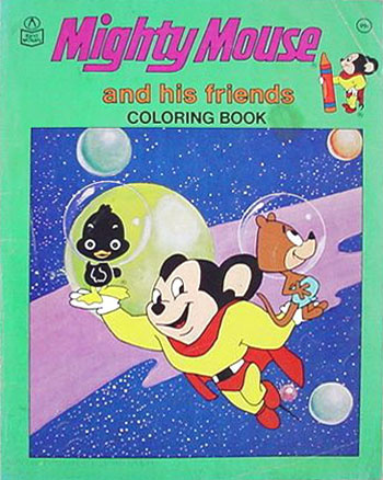 Mighty Mouse Coloring Book