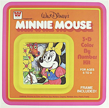 Minnie Mouse Color By Number