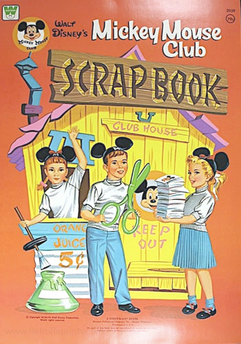 Mickey Mouse Club Scrap Book