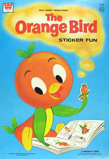 Disney Orange Bird Sticker Fun