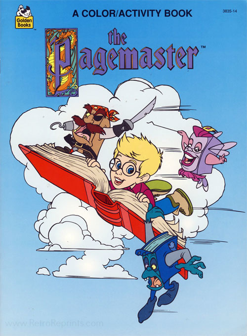 Pagemaster, The Coloring and Activity Book Coloring Books at Retro