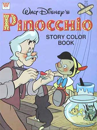 Pinocchio, Disney's Coloring Book