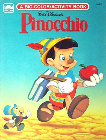 Pinocchio, Disney's Coloring and Activity Book