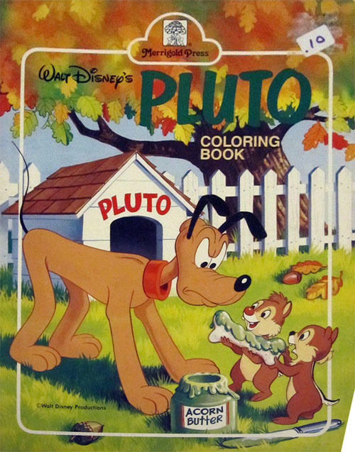 Pluto Coloring Book