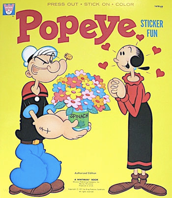Popeye the Sailor Man Sticker Fun