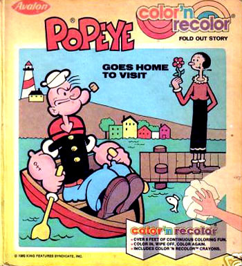 Popeye the Sailor Man Coloring Book