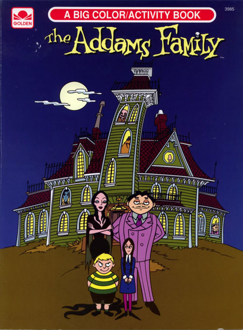 Addams Family, The (1992) Coloring Book Coloring Books at Retro