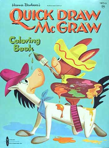 Quickdraw McGraw Coloring Book