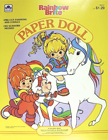 Rainbow Brite Paper Doll