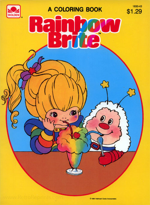 Download Rainbow Brite Coloring Books Coloring Books At Retro Reprints The World S Largest Coloring Book Archive