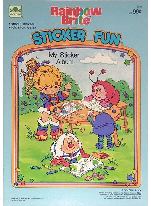 Rainbow Brite Sticker Fun