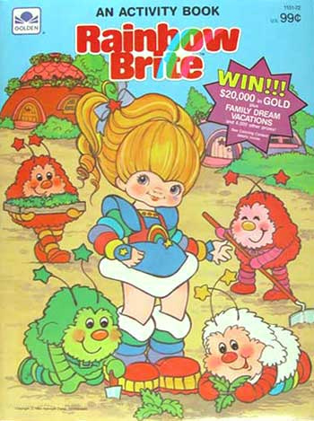 Rainbow Brite Activity Book