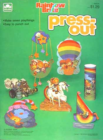 Rainbow Brite Press Out Book