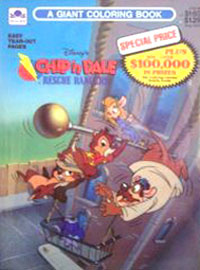 Chip 'n Dale Rescue Rangers Coloring Book