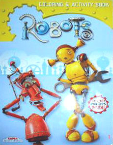 Robots Coloring and Activity Book