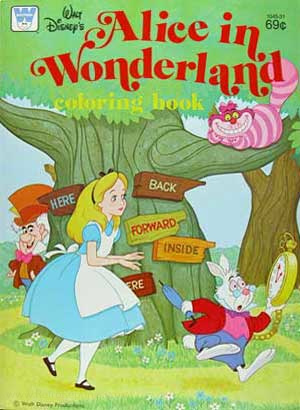 Alice in Wonderland, Disney's Coloring Book