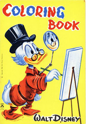 Uncle Scrooge Coloring Book