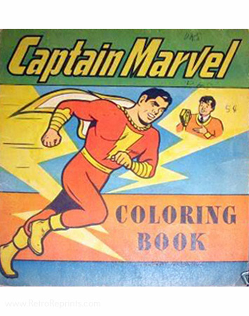Shazam (Captain Marvel) Coloring Book