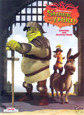 Shrek the Third Coloring and Activity Book