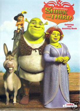 Shrek the Third Coloring and Activity Book