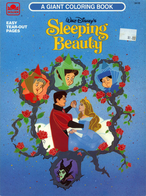 Sleeping Beauty, Disney's Coloring Book Coloring Books at Retro