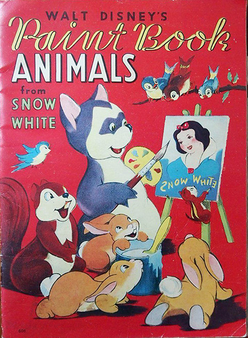 Snow White & the Seven Dwarfs Paint Book
